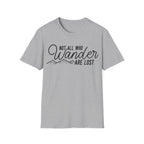 Not All Who Wander Line Art Graphic T-Shirt