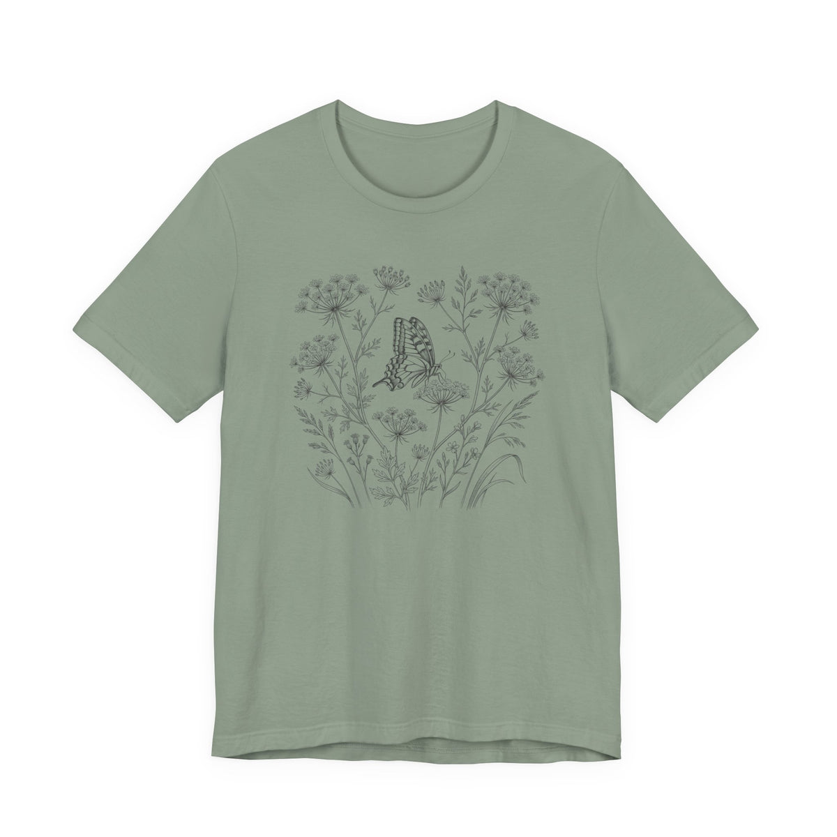 Butterfly Meadow Tee | Swallowtail on Queen Anne’s Lace