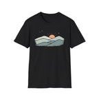 Muted Sunset Over Mountains T-Shirt