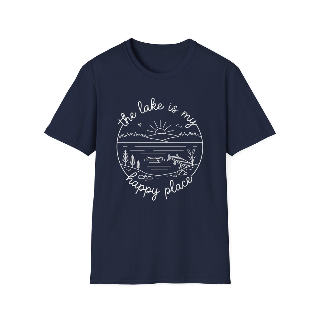The Lake is my Happy Place Graphic T-Shirt
