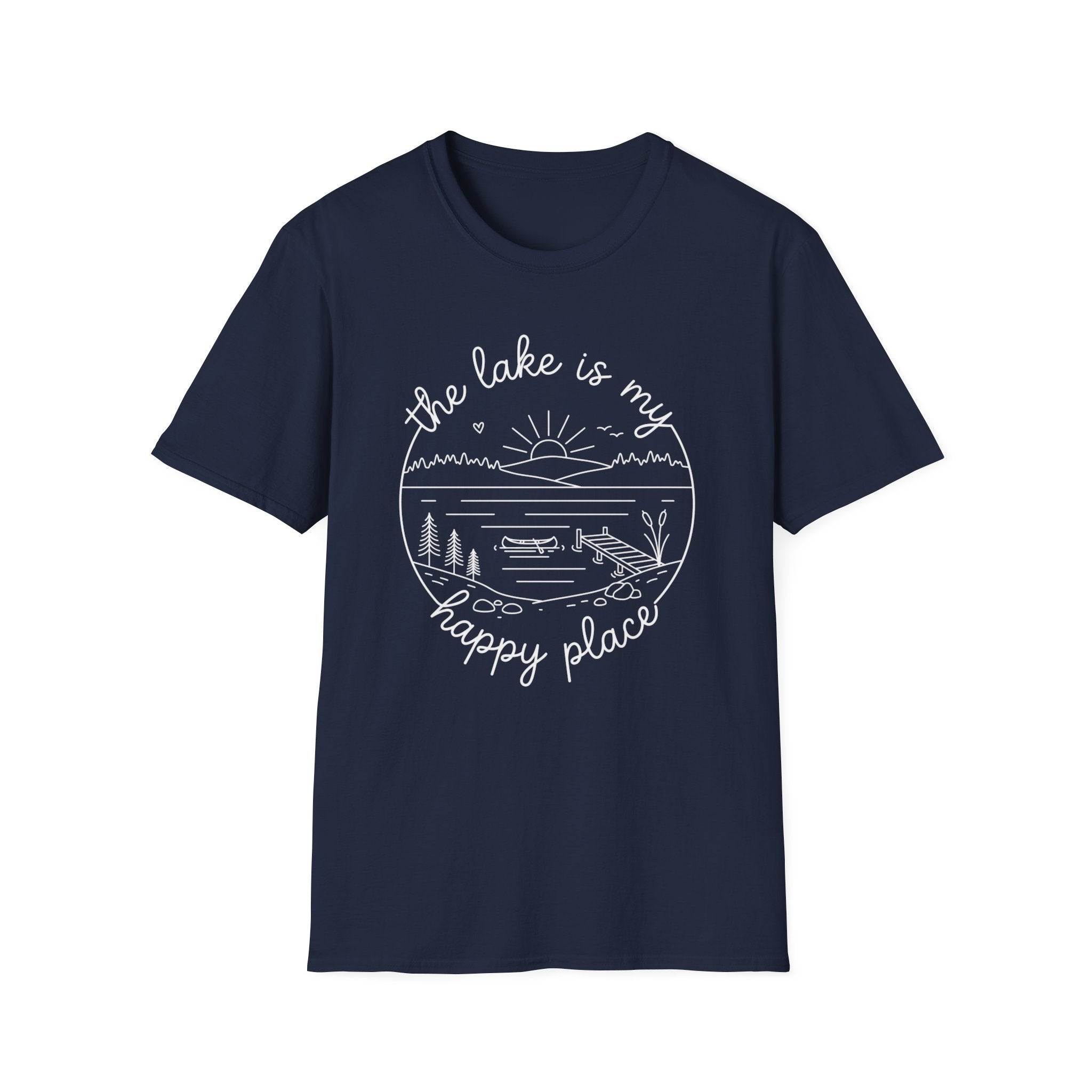 The Lake is my Happy Place Graphic T-Shirt