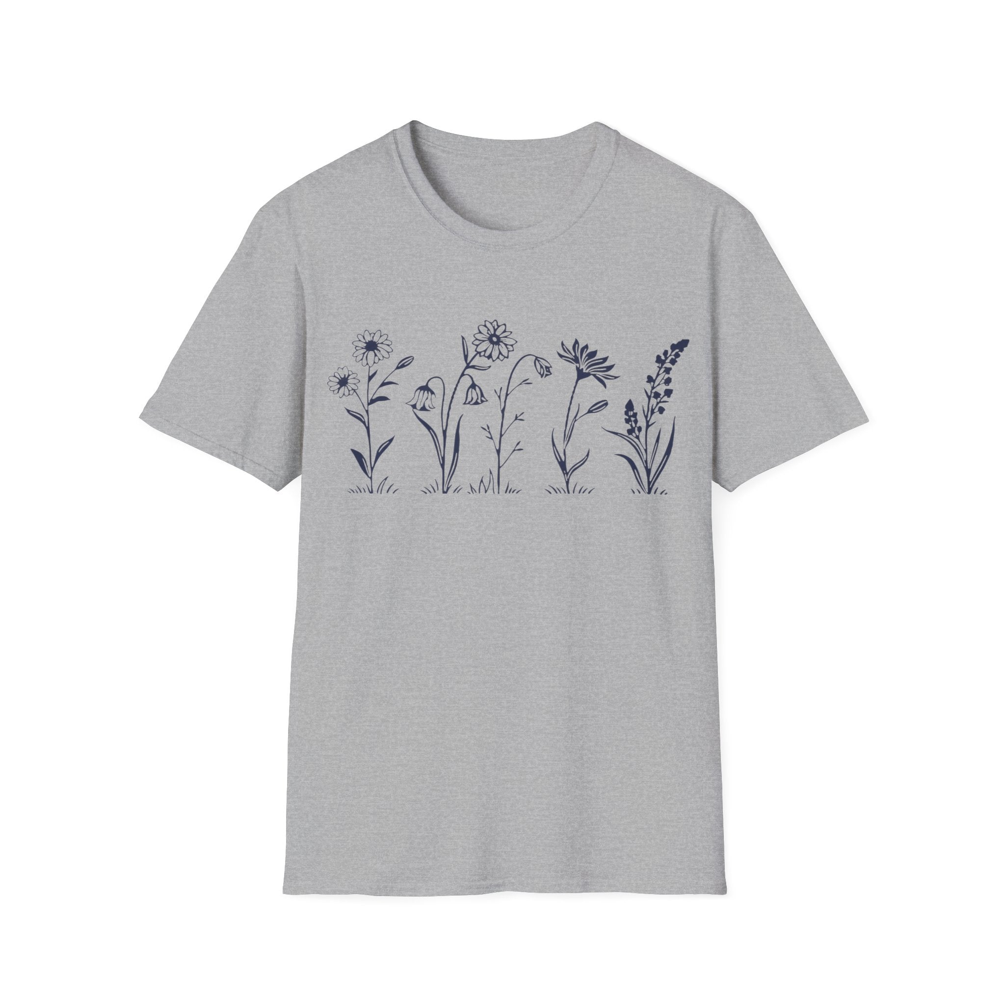 Wildflower Botanical Illustration T-Shirt