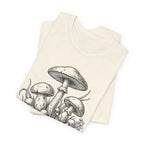 Mushroom Sketch T-Shirt | Mycelium Tee