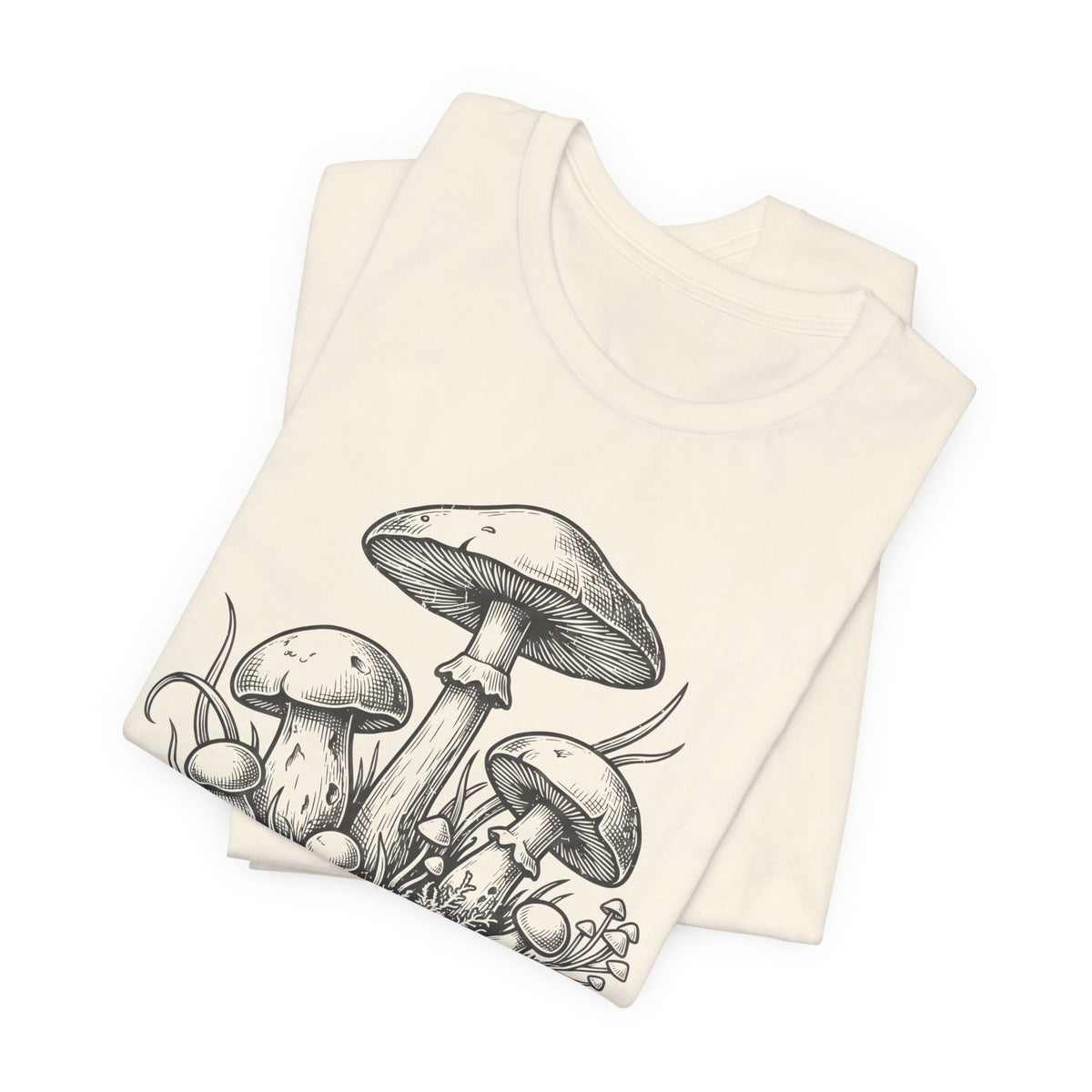Mushroom Sketch T-Shirt | Mycelium Tee
