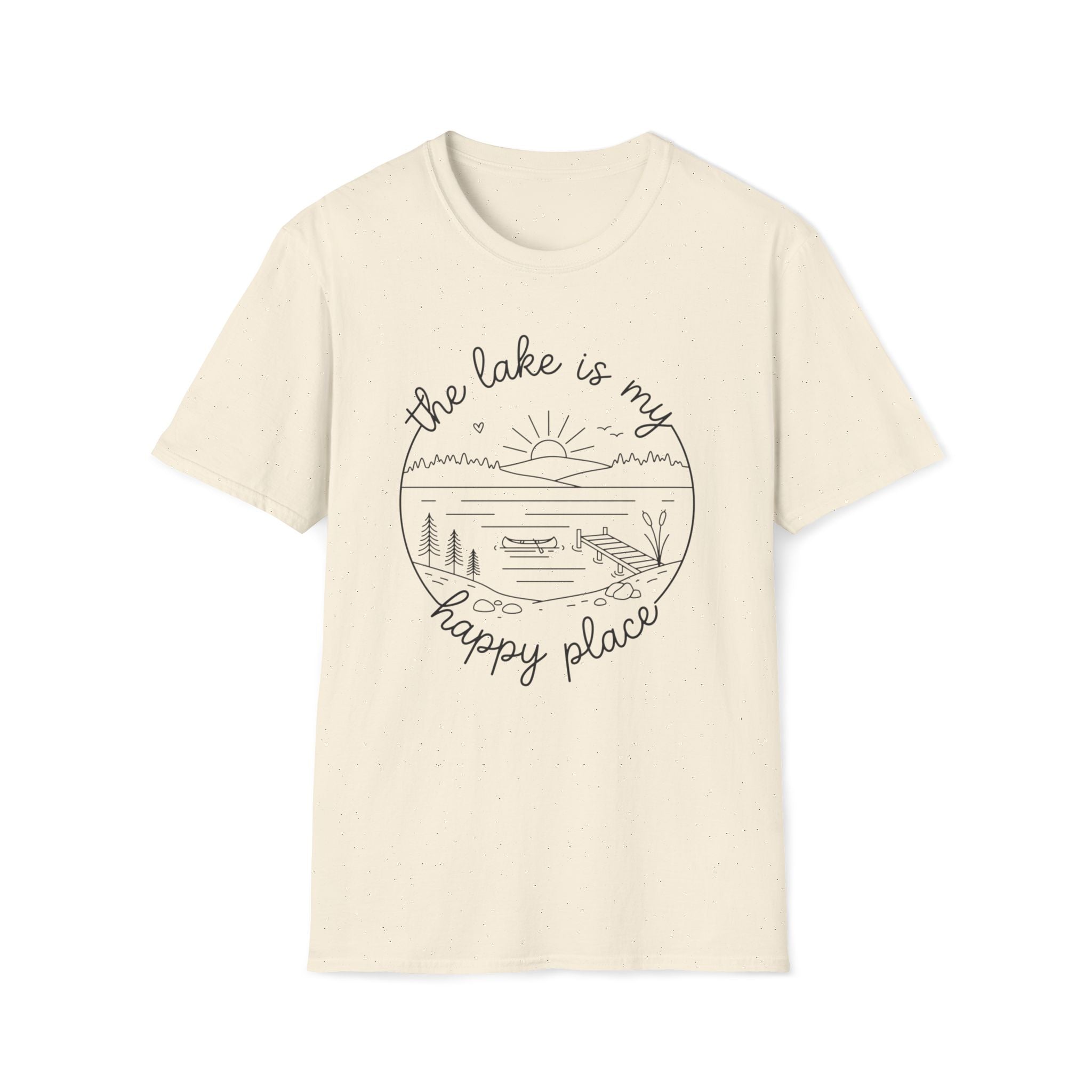 The Lake is my Happy Place Graphic T-Shirt