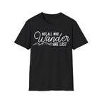 Not All Who Wander Line Art Graphic T-Shirt