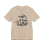 Mushroom Sketch T-Shirt | Mycelium Tee