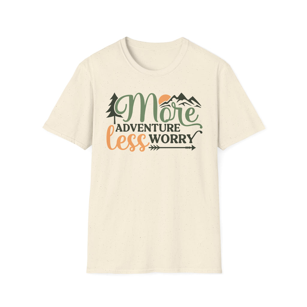 More Adventure Less Worry Graphic T-Shirt