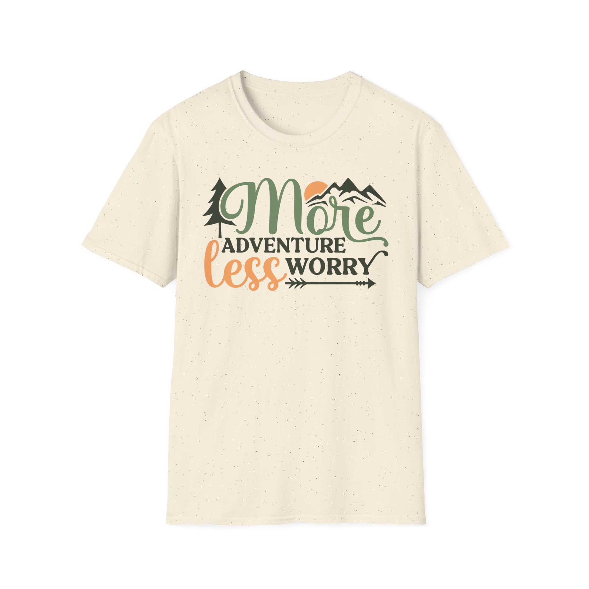 More Adventure Less Worry Graphic T-Shirt