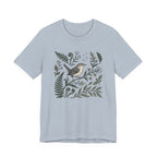 Wren & Fern Graphic Tee | Botanical Bird T-Shirt