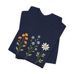 Wildflower Stems Stay Wild Tee | Floral graphic tee