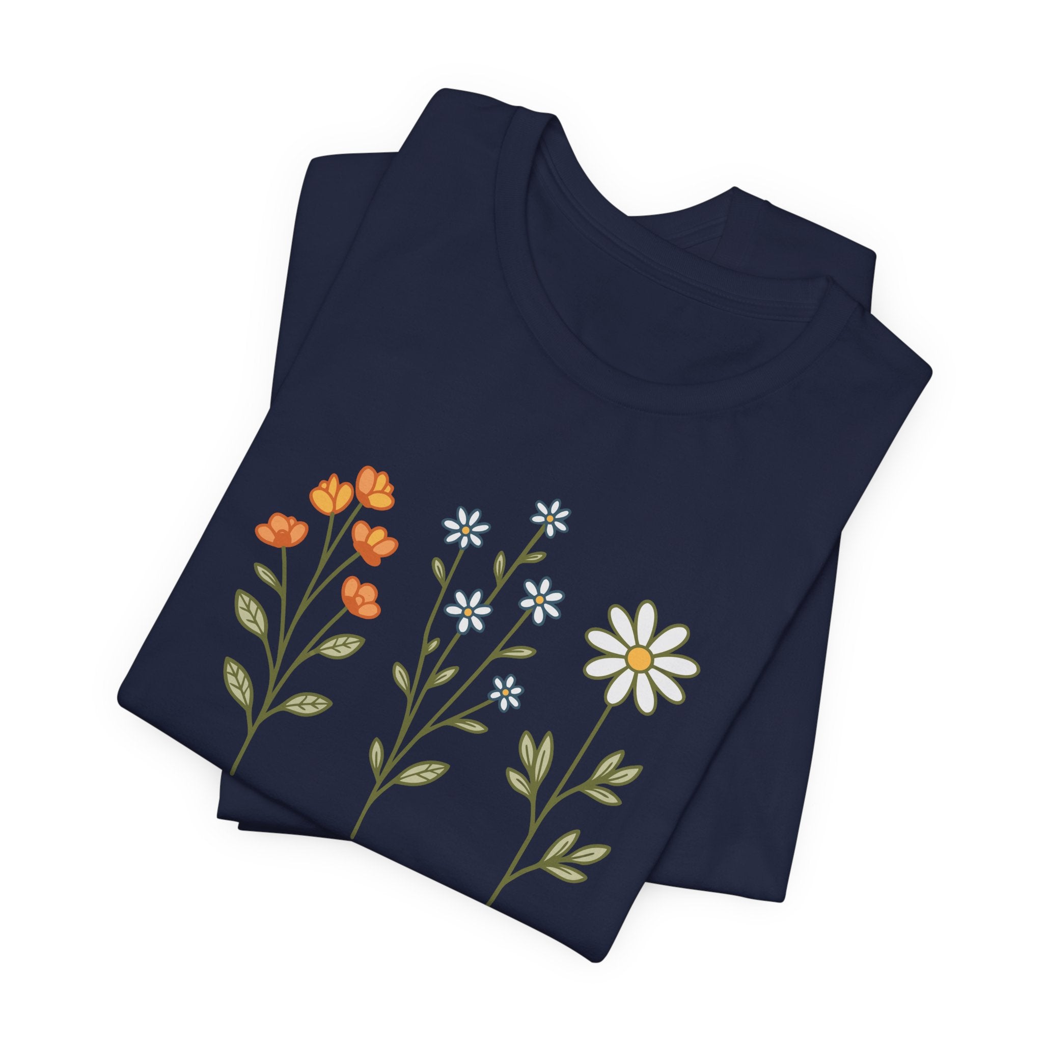 Wildflower Stems Stay Wild Tee | Floral graphic tee