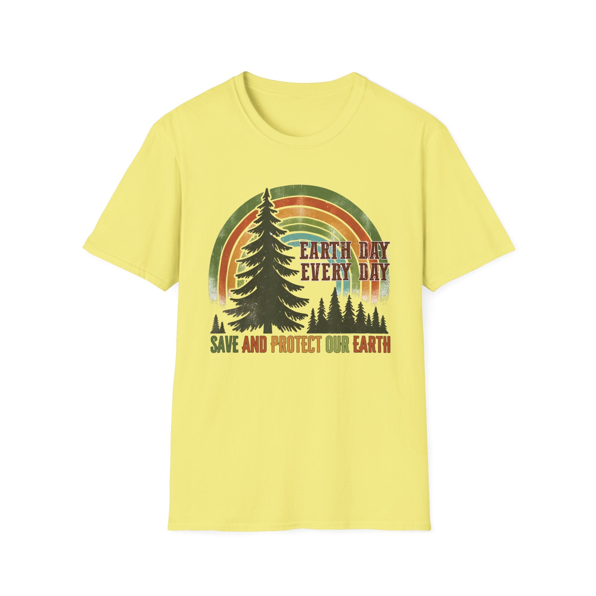 Earth Day Every Day Retro Graphic T-Shirt