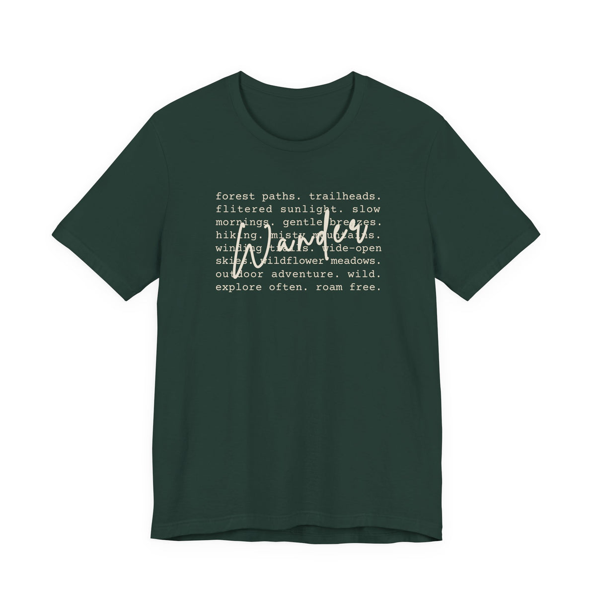 Wander Tee | Hiking Nature Lovers Outdoor Adventure T-Shirt