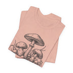 Mushroom Sketch T-Shirt | Mycelium Tee