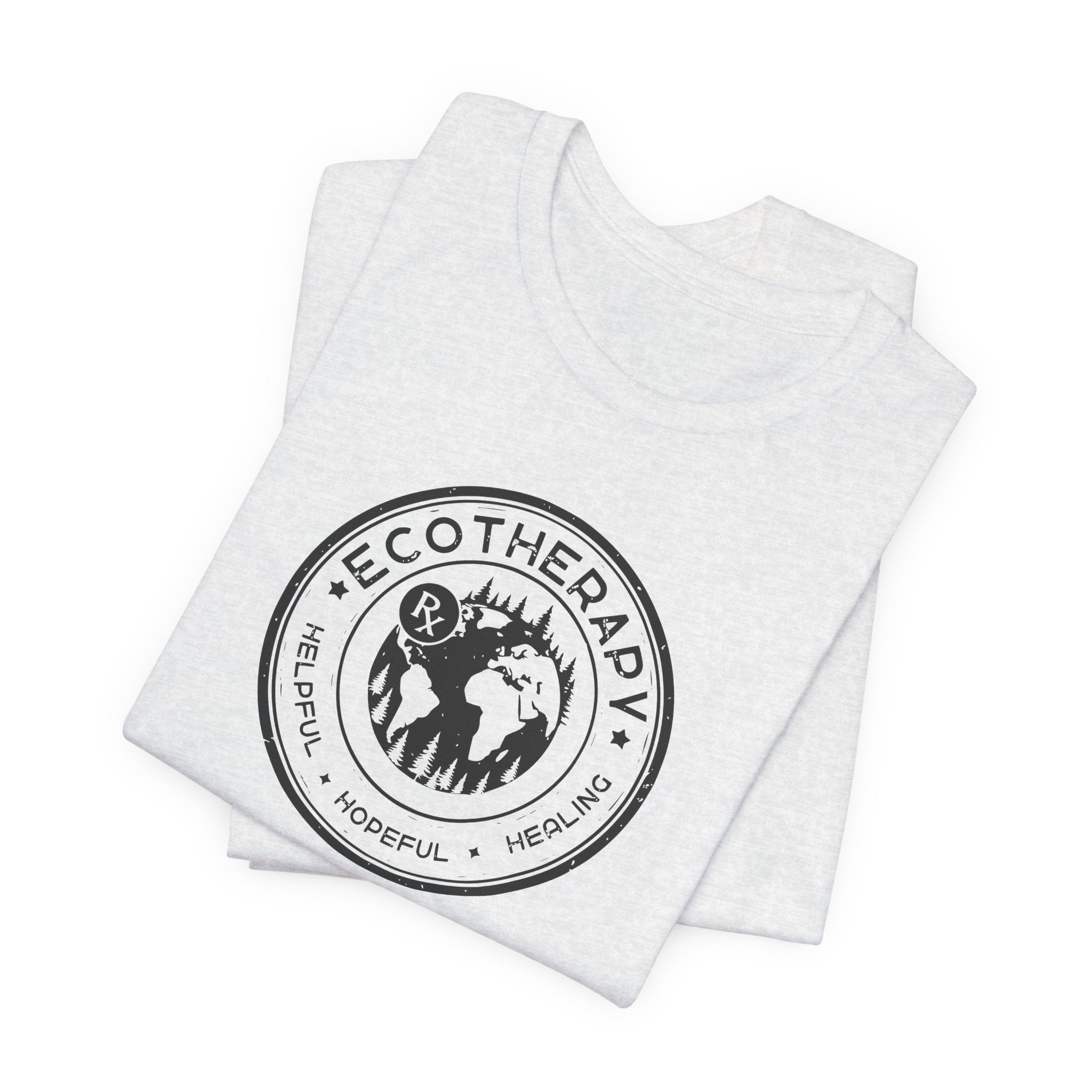 Ecotherapy Earth Logo Tee | Eco Wellness T-Shirt, Nature Therapy Shirt