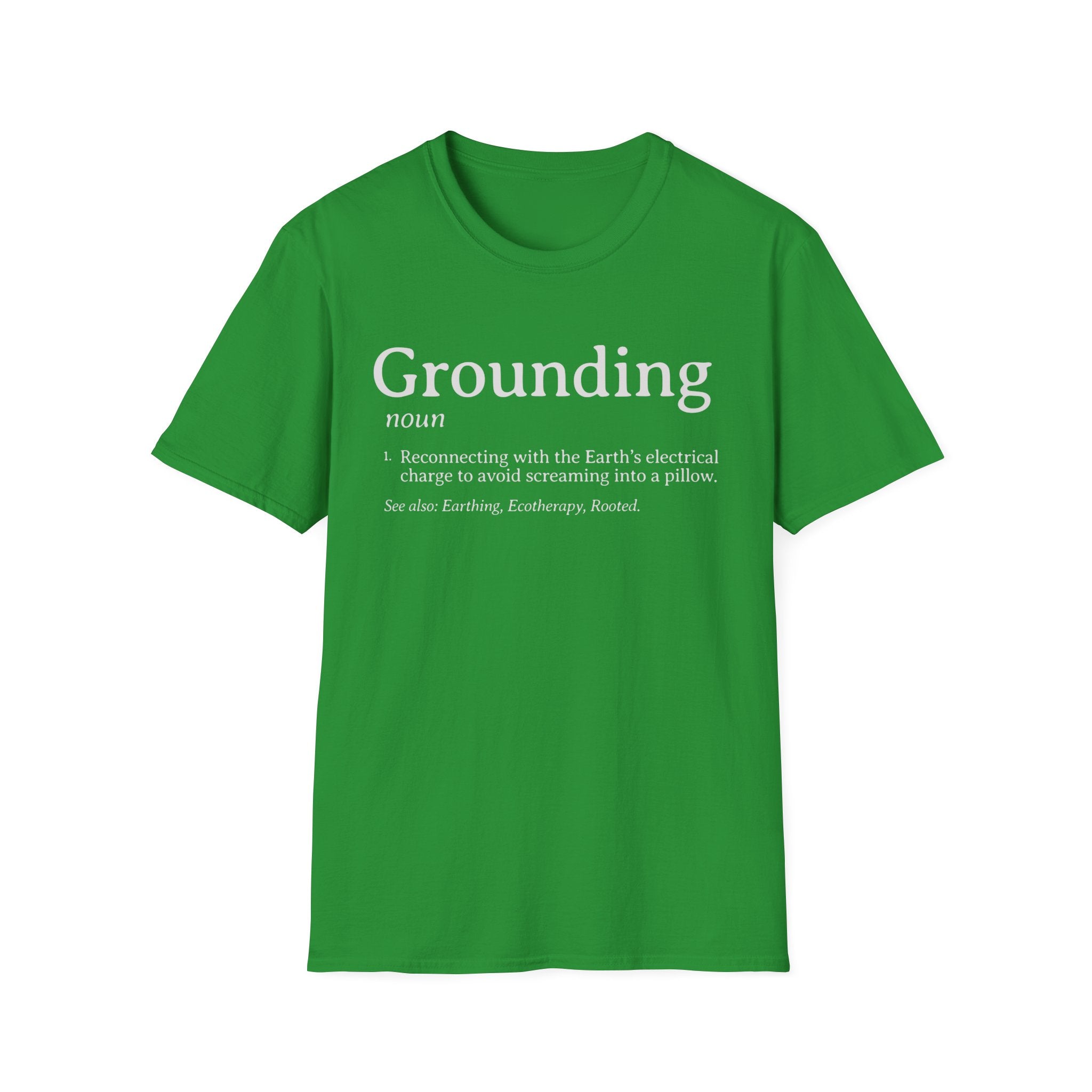 Grounding - Definition Funny Pillow Graphic T-Shirt