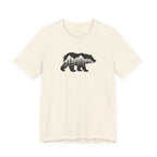 Night Sky Bear Tee | Mountain Forest Silhouette Shirt