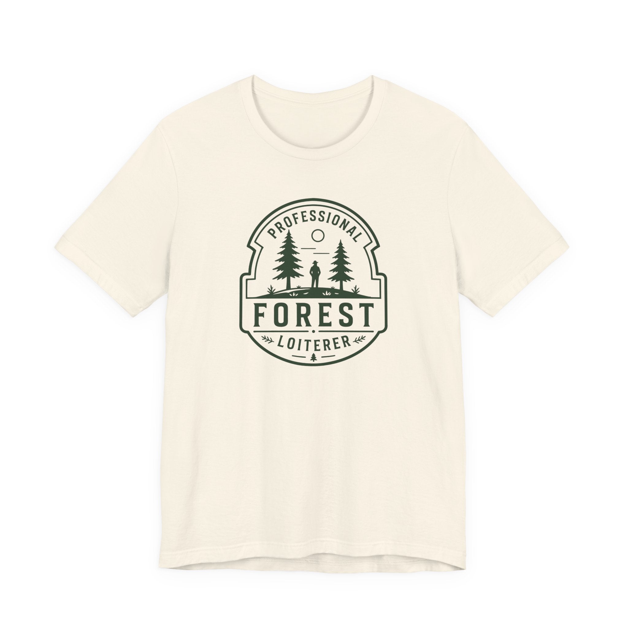 Professional Forest Loiterer T-Shirt | Outdoor Camping Badge Tee
