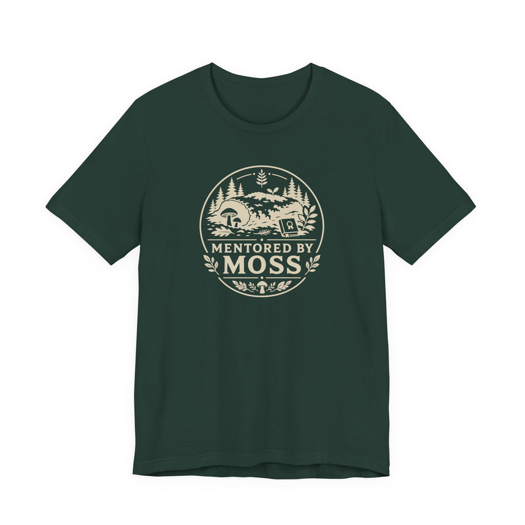 Mentored by Moss T-Shirt | Nature Forest Illustration, Hiking Tee