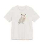 Botanical Owl Tee | Botanical Wildlife Graphic T-Shirt