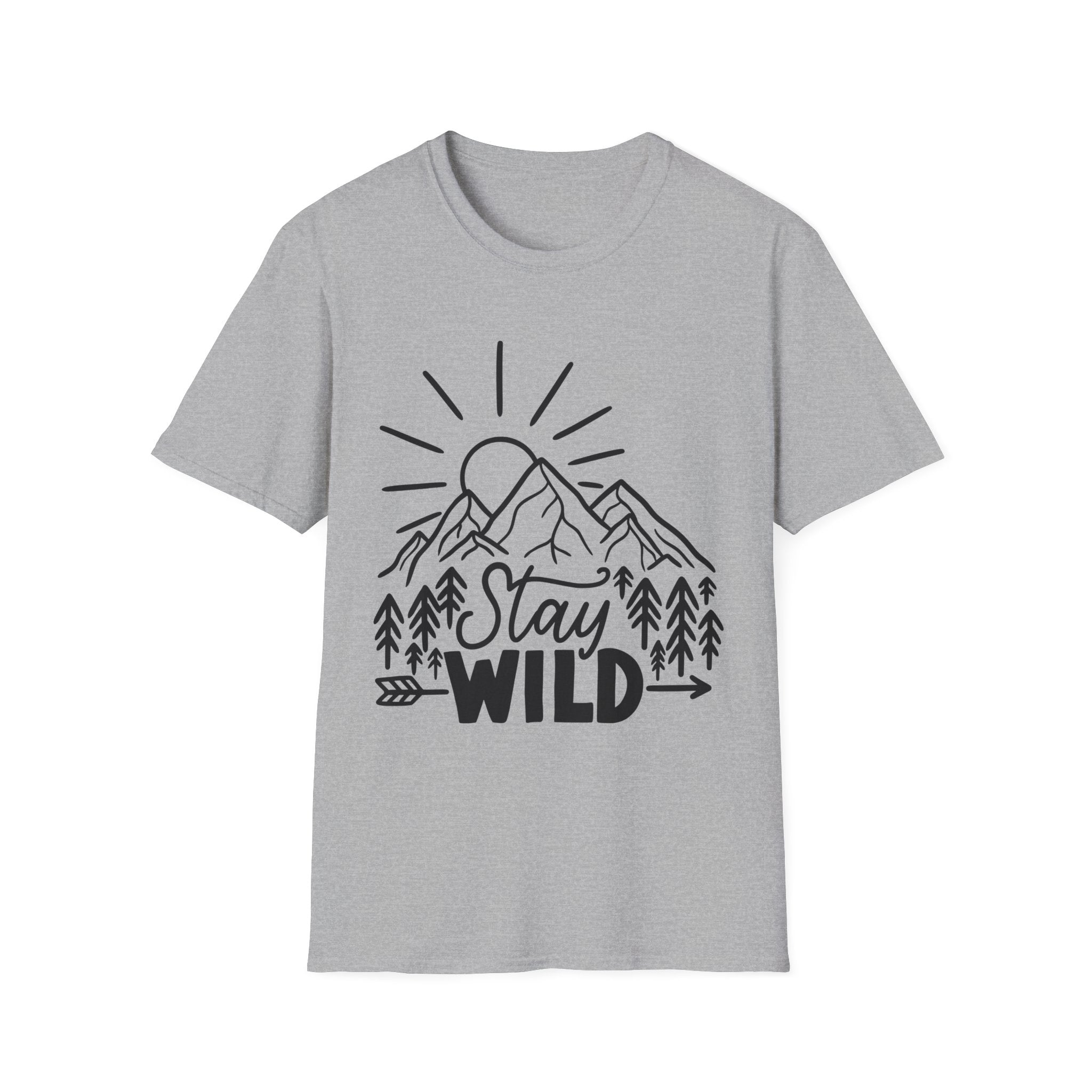 Stay Wild Mountain Graphic T-Shirt