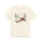Bear Family Forest Tee | Mama Bear & Cubs Graphic T-Shirt