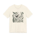 Wren & Fern Graphic Tee | Botanical Bird T-Shirt
