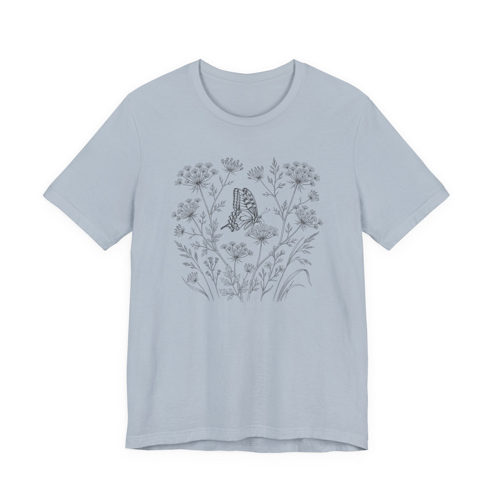 Butterfly Meadow Tee | Swallowtail on Queen Anne’s Lace