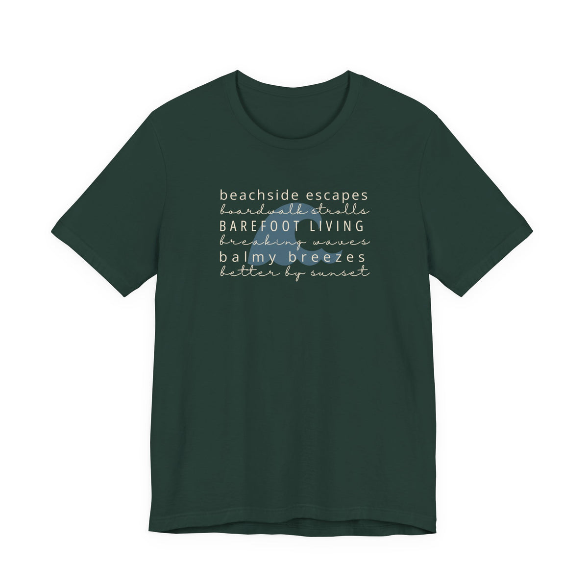 Beachside Escapes Tee | Beach Lovers Coastal Lifestyle T-Shirt