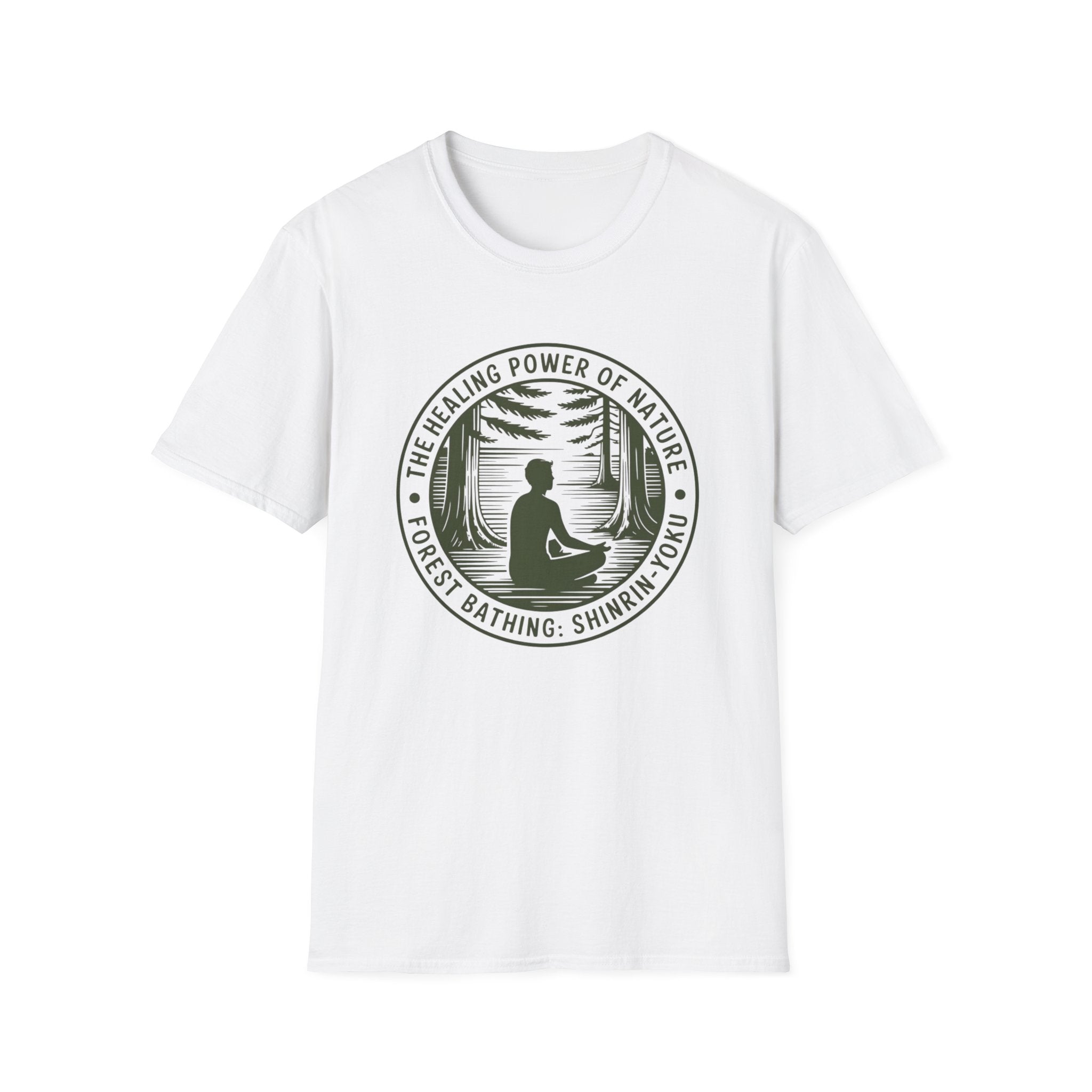 Forest Bathing - Graphic Badge Style T-Shirt