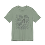 Botanical Monarch & Milkweed Tee | Meadow Butterfly T-Shirt