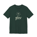 Let It Grow plant sprout graphic Tee | Gardening shirt, nature quote